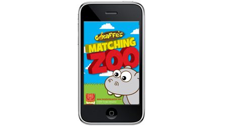 Giffaffe's Matching Zoo iPhone App For Kids