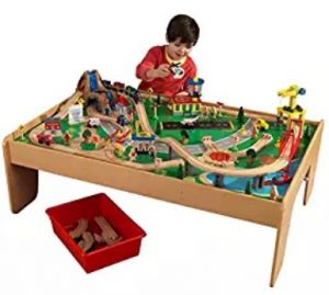 KidKraft Waterfall Mountain Train Set and Table