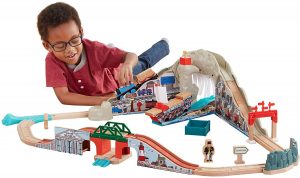 10. Fisher-Price Thomas the Train Wooden Railway Pirate Cove Train Set