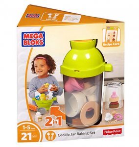 9. Mega Bloks First Builders Cookie Jar Baking Set