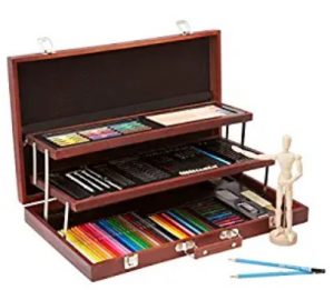 ALEX Art Studio Expressions Deluxe Wooden Drawing Case