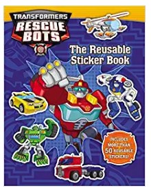 Transformers Rescue Bots Reusable Sticker Book by Trey King