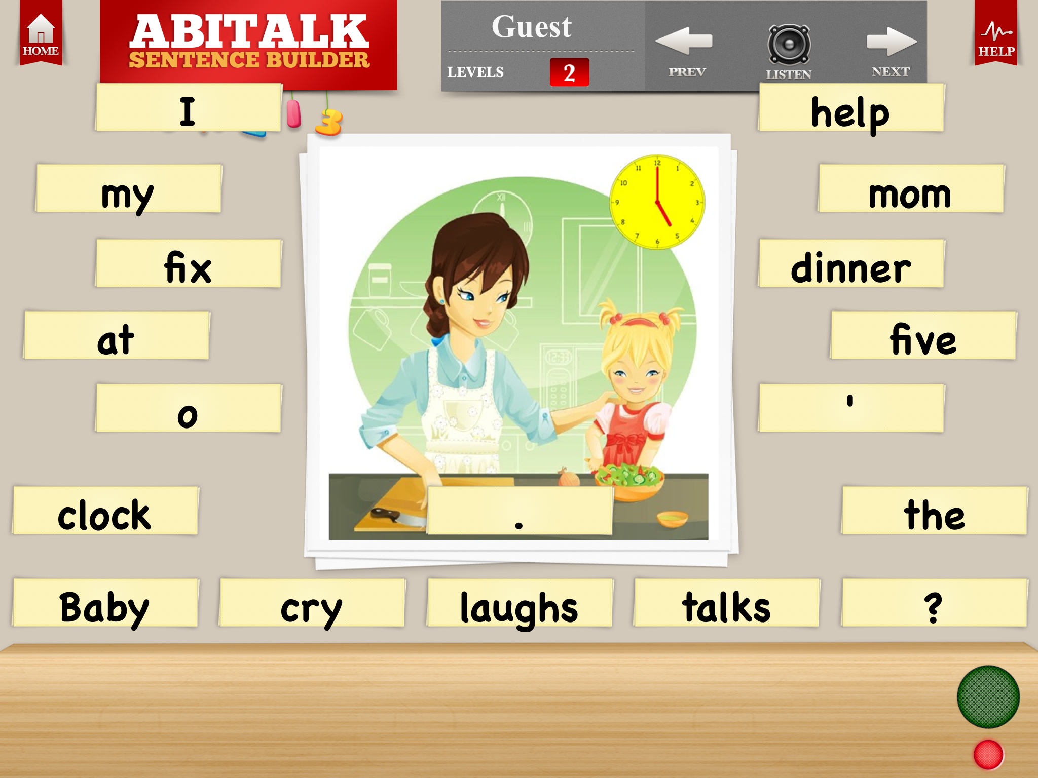 Sentence Builder Bestappsforkids Com