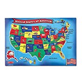 Melissa & Doug USA Map 51 Piece Floor Puzzle