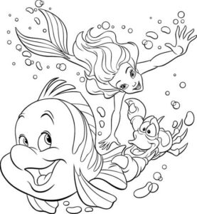 Coloring Pages Belle Disney Princes