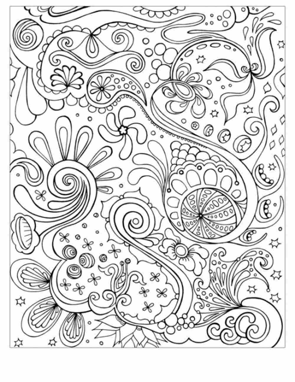 abstract coloring pages for adults