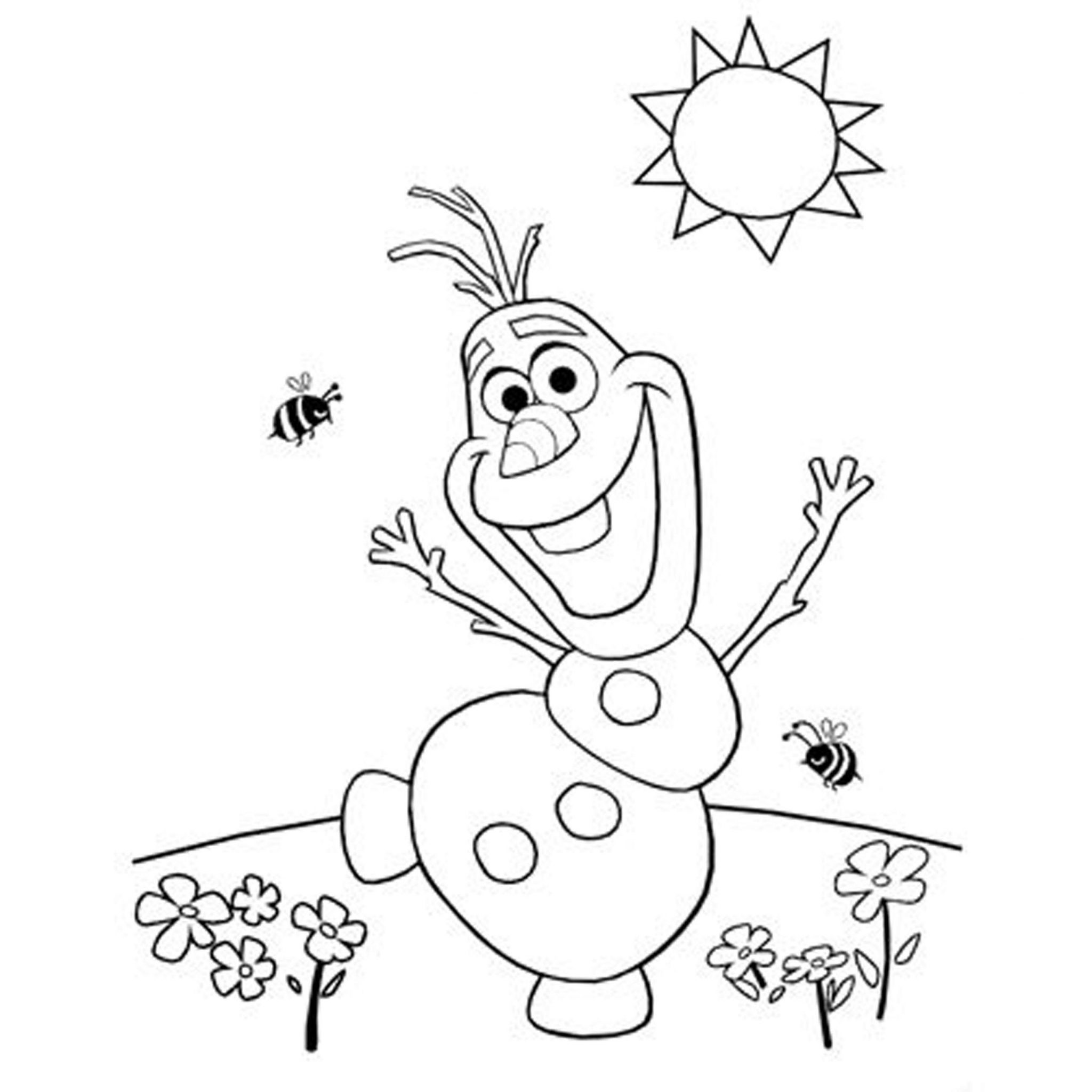 olaf frozen coloring pages printable     BestAppsForKids.com