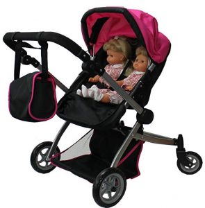 Babyboo Deluxe Twin Doll Pram