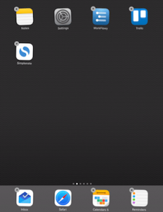 home screen icons shaking