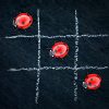 DIY Ladybug And Bee Backyard Tic Tac Toe Board