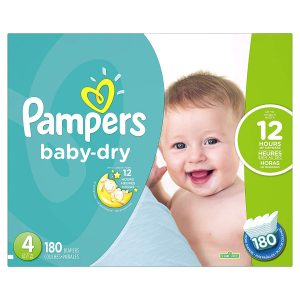 Pampers Baby-Dry Disposable Diapers Size 4