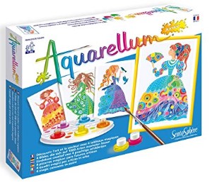 Aquarellum Flower Princesses Arts and Crafts Paint Set