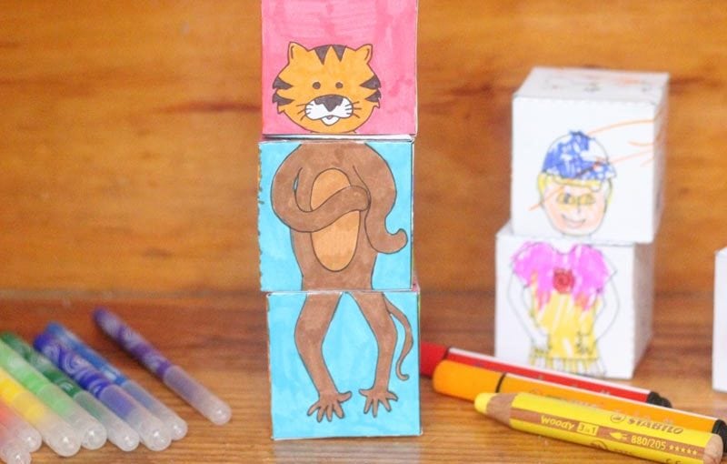7. Mix & Match Animal Blocks