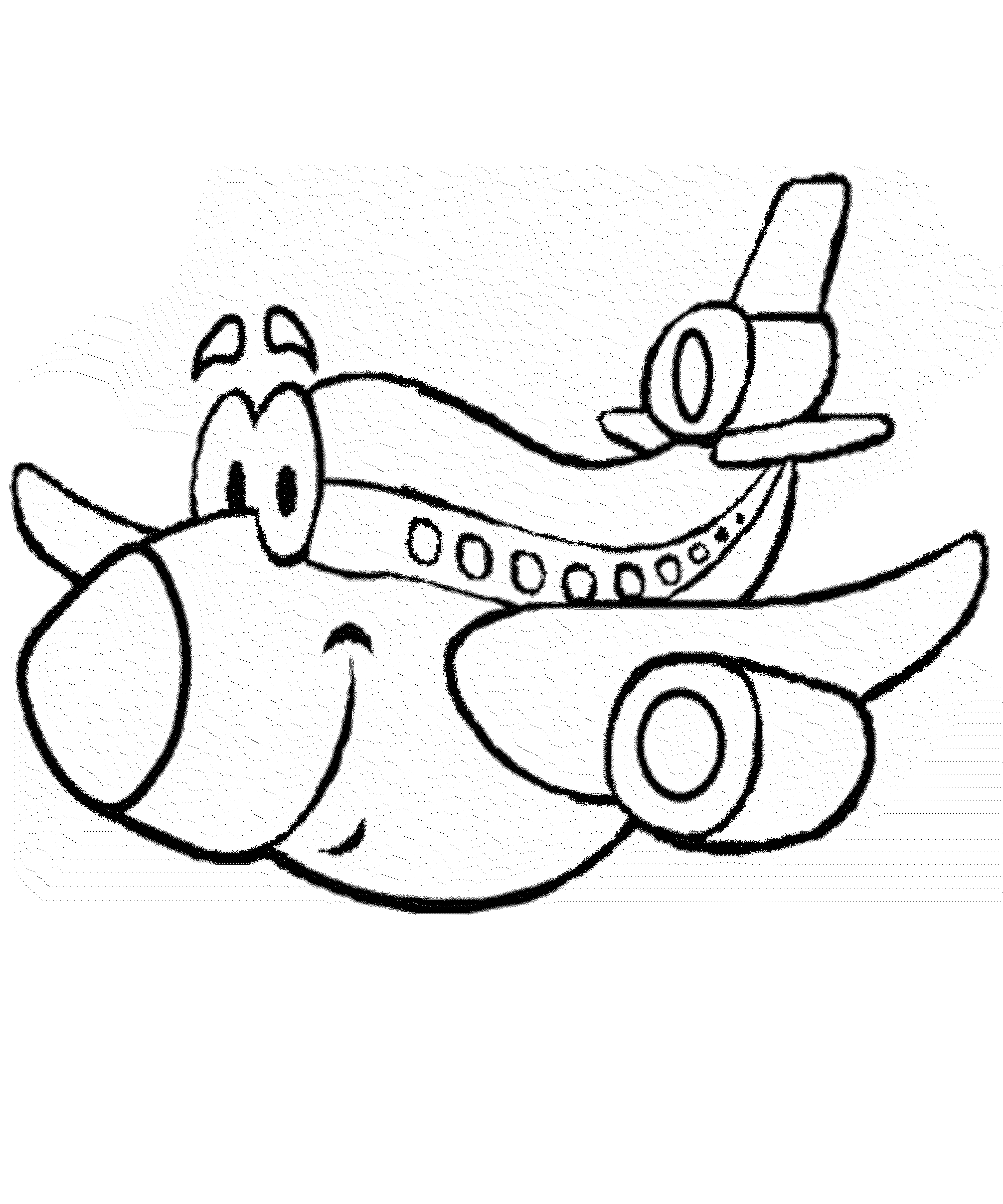 airplane coloring pages for toddlers