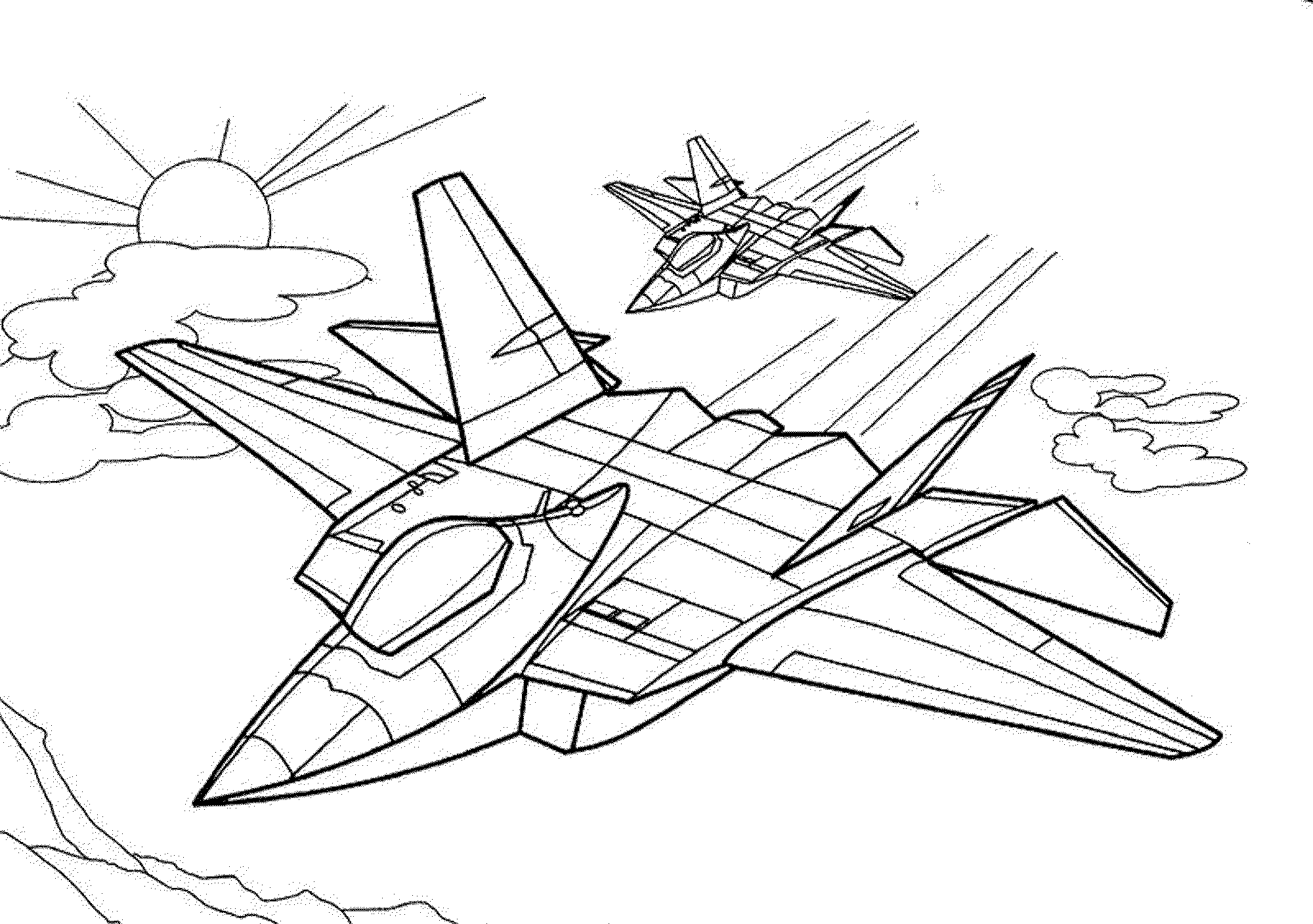 Print Download The Sophisticated Transportation Of Airplane Coloring Pages print-download-the-sophisticated-transportation-of-airplane-coloring-pages