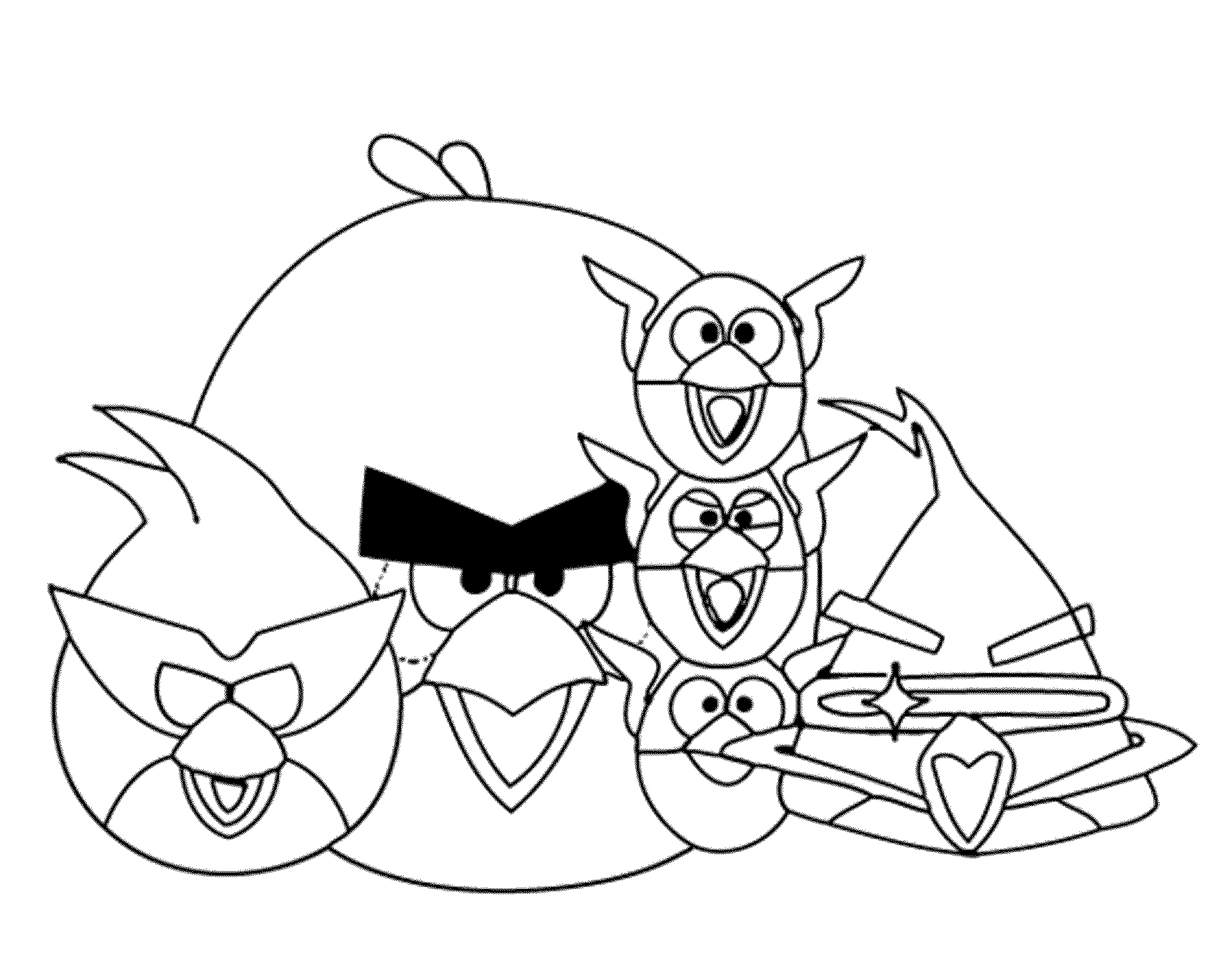 Angry Birds Coloring Pages for Your Small Kids