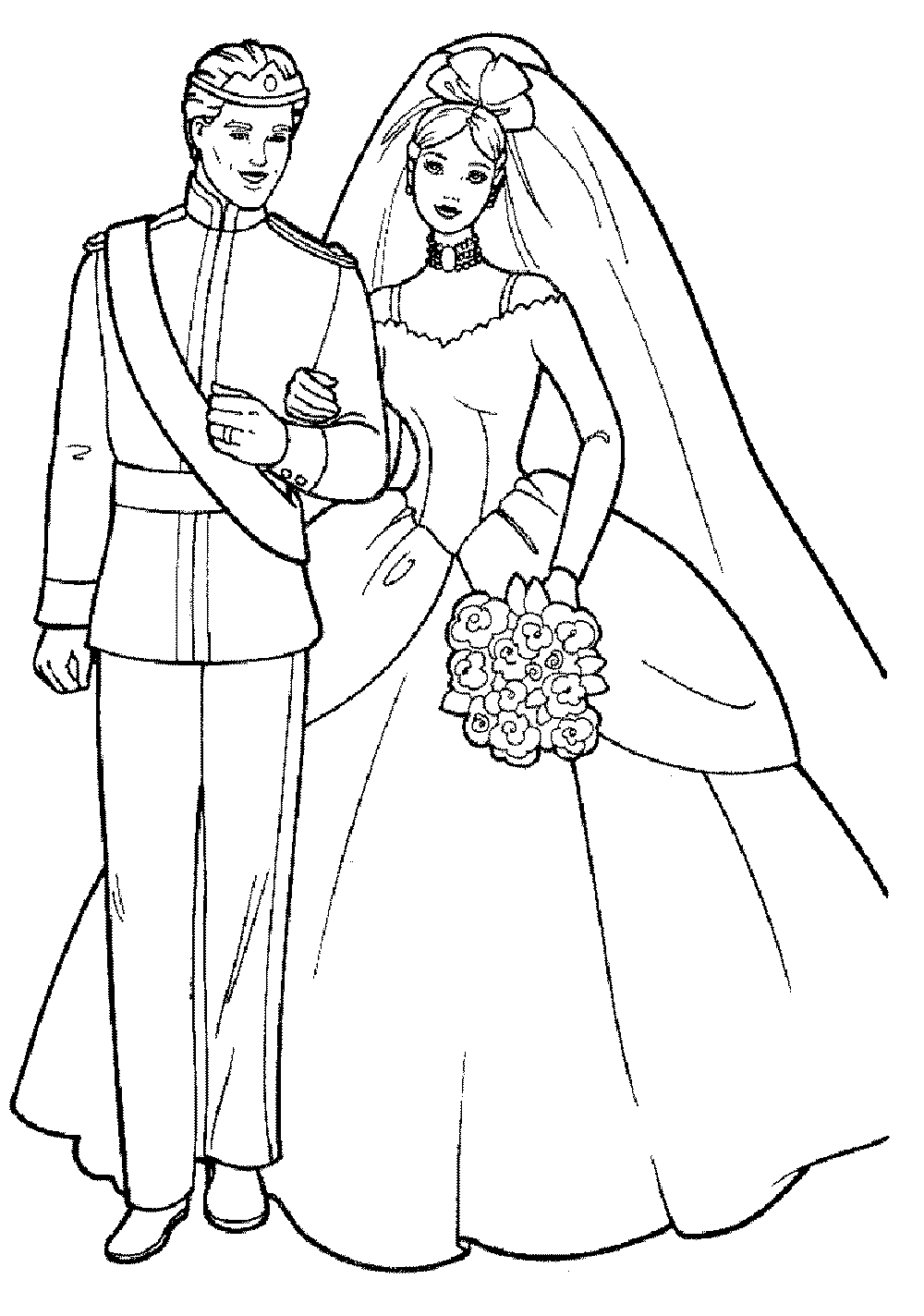 barbie and ken coloring pages     BestAppsForKids.com