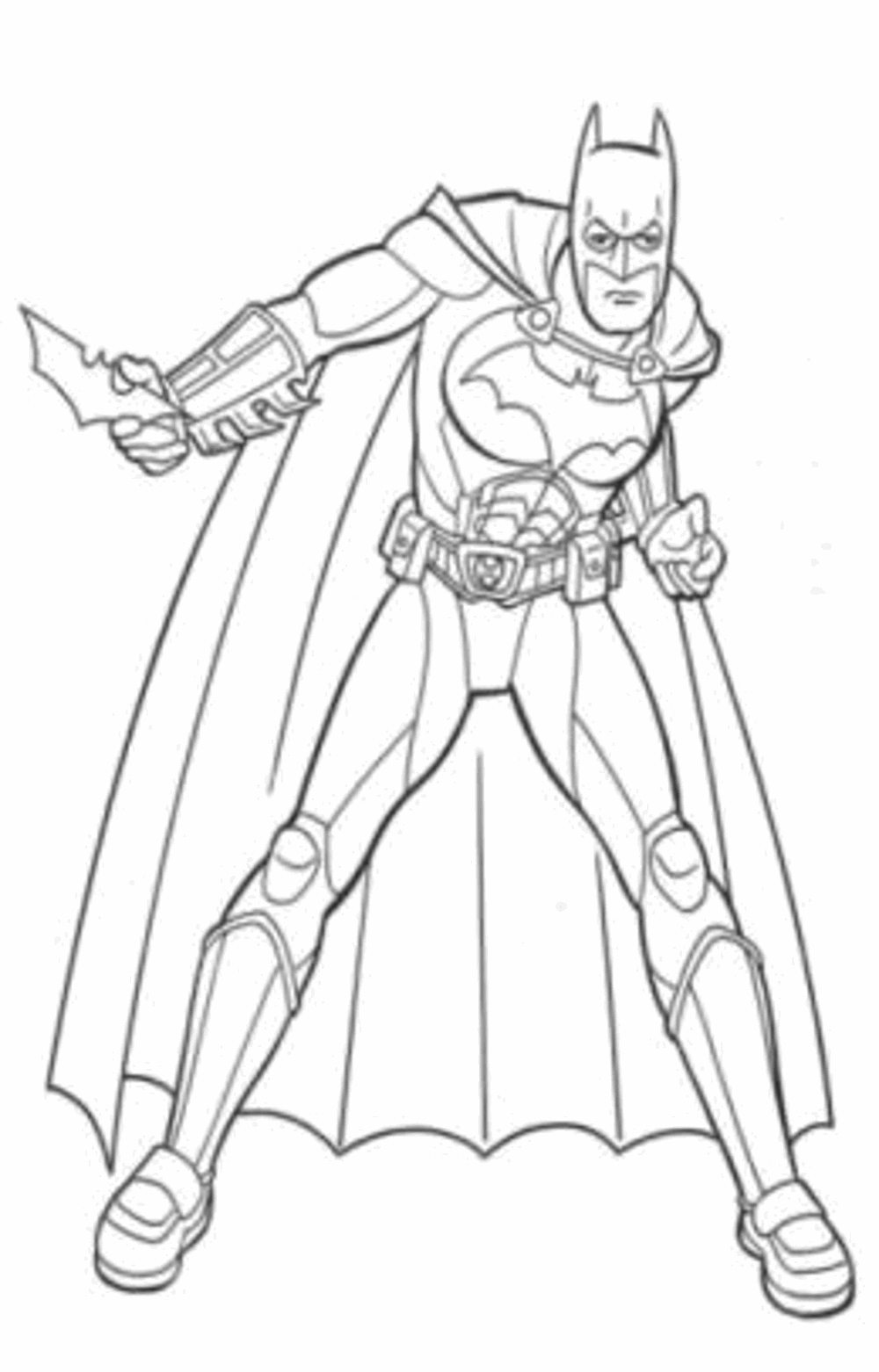 Print & Download - Batman Coloring Pages for Your Children