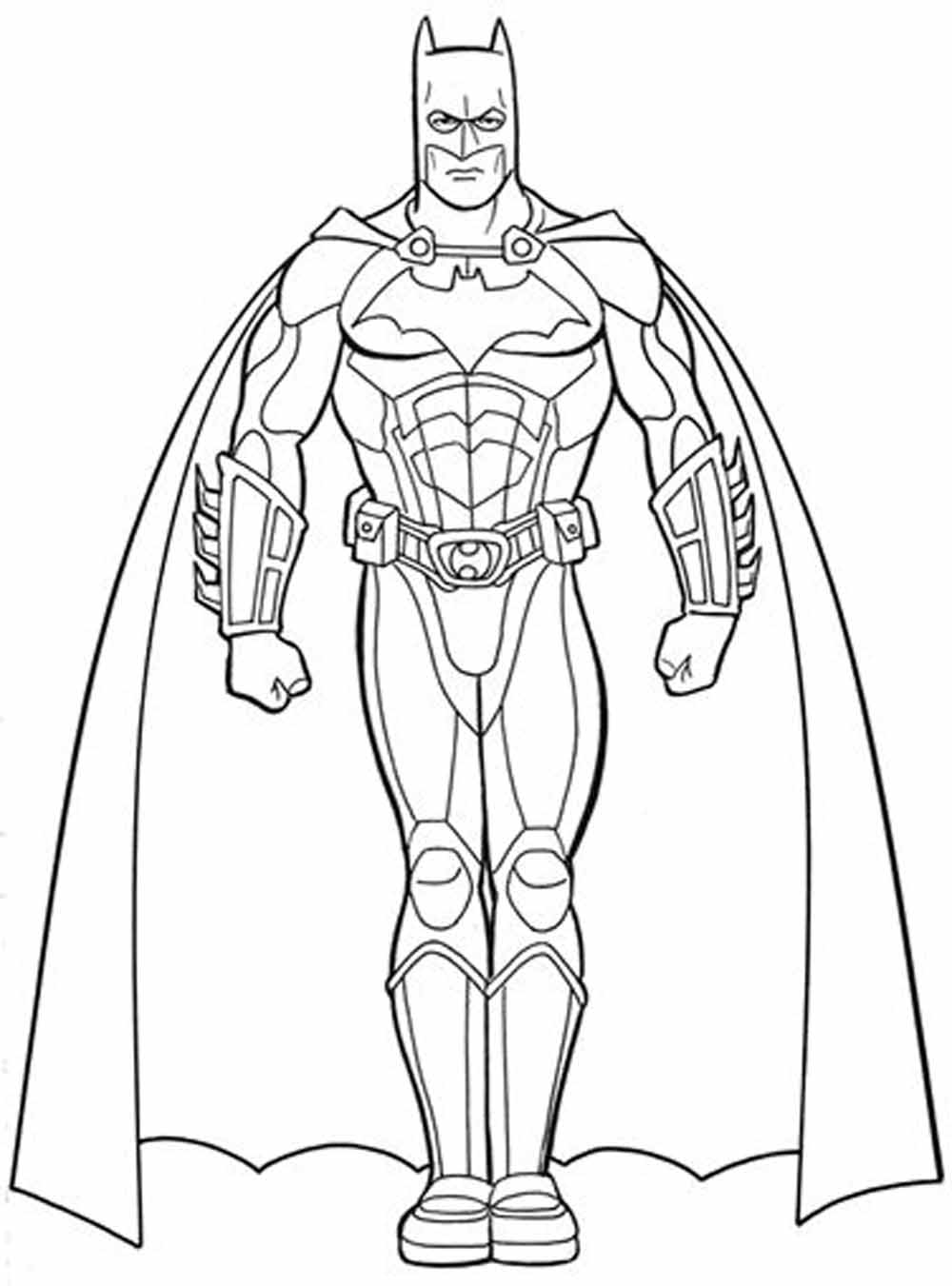 Print & Download - Batman Coloring Pages for Your Children