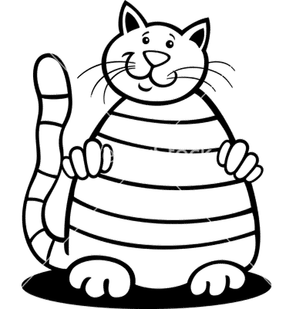 Print & Download - The Benefit of Cat Coloring Pages