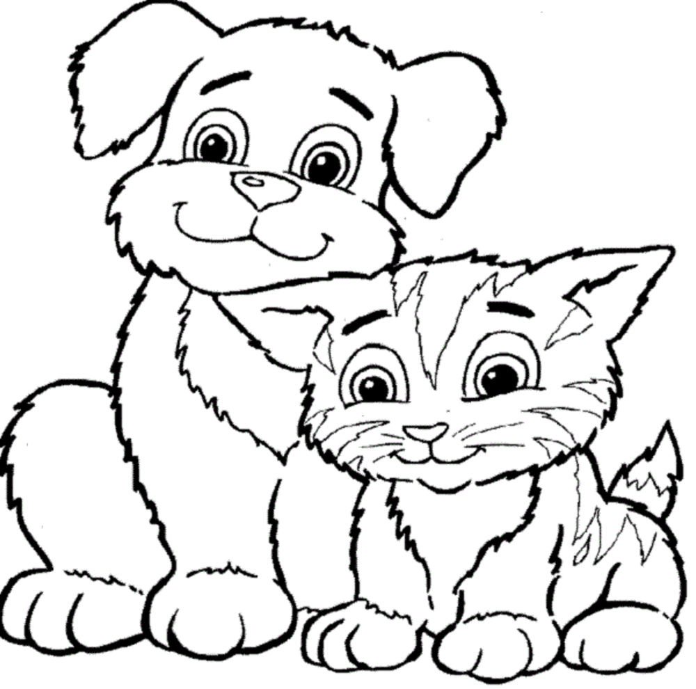 Print & Download The Benefit of Cat Coloring Pages