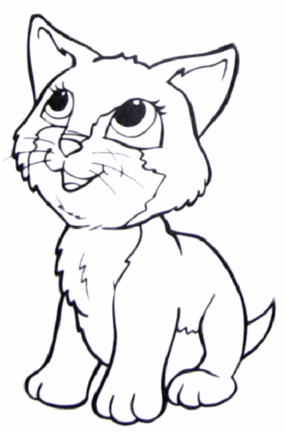 Print Download The Benefit of Cat  Coloring  Pages 