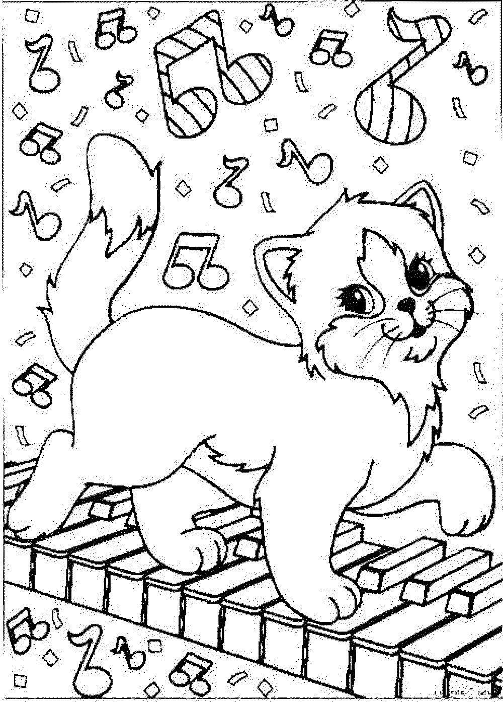 Print & Download - The Benefit of Cat Coloring Pages