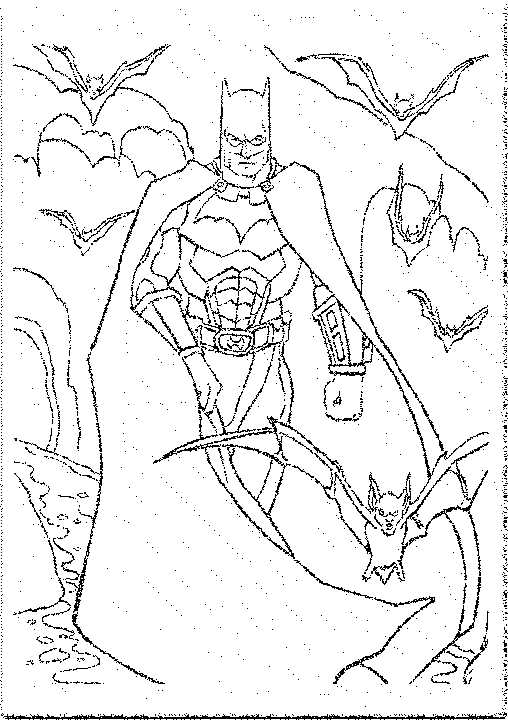 Print & Download Batman Coloring Pages for Your Children