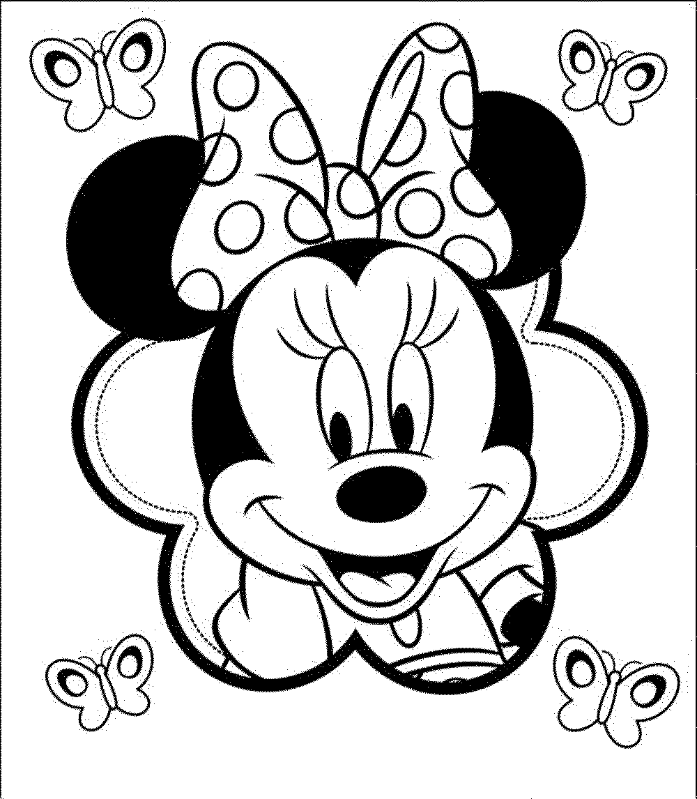 Print & Download Free Minnie Mouse Coloring Pages