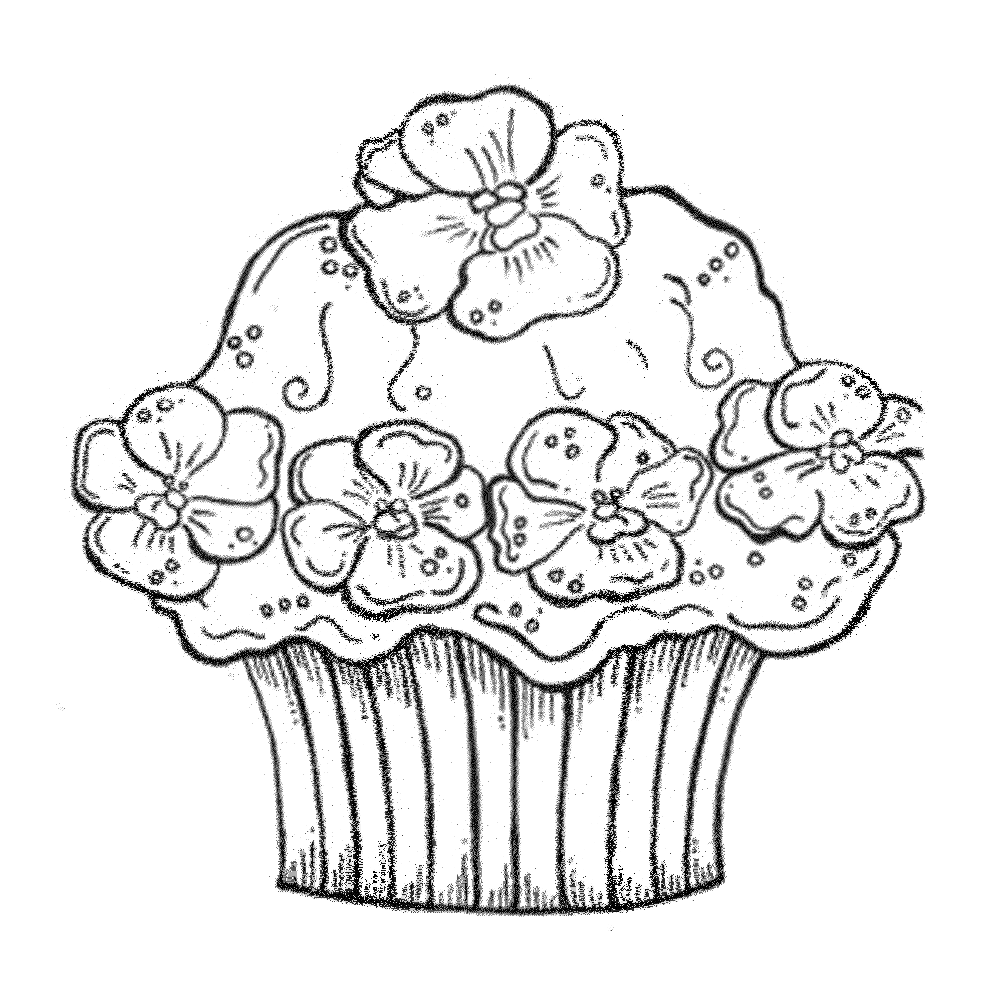 coloring pages cupcakes     BestAppsForKids.com