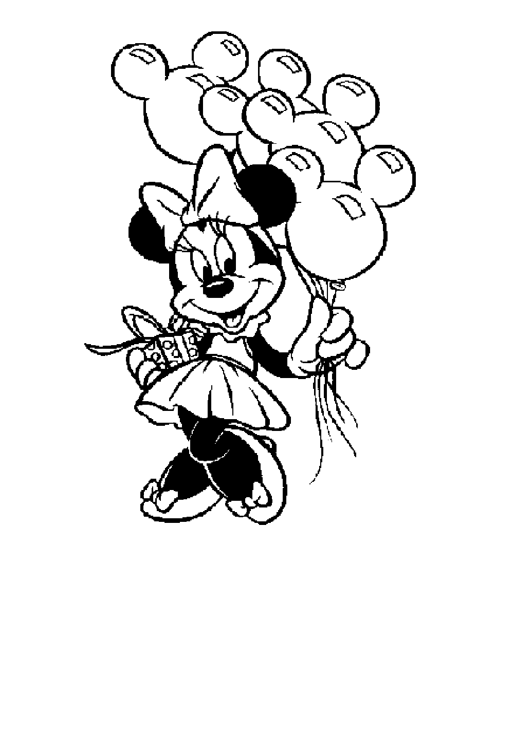 Print & Download - Free Minnie Mouse Coloring Pages