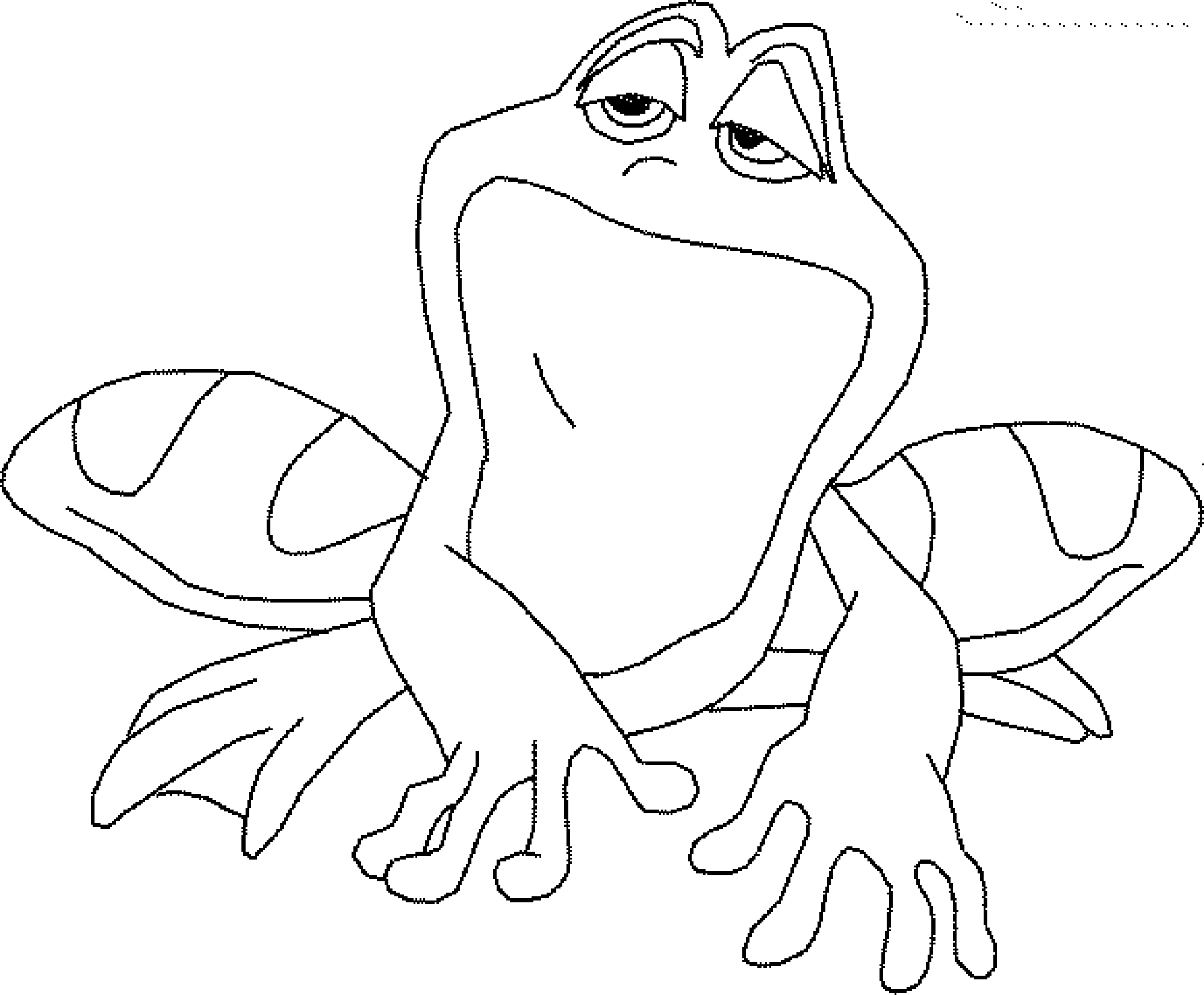 print  download  frog coloring pages theme for kids