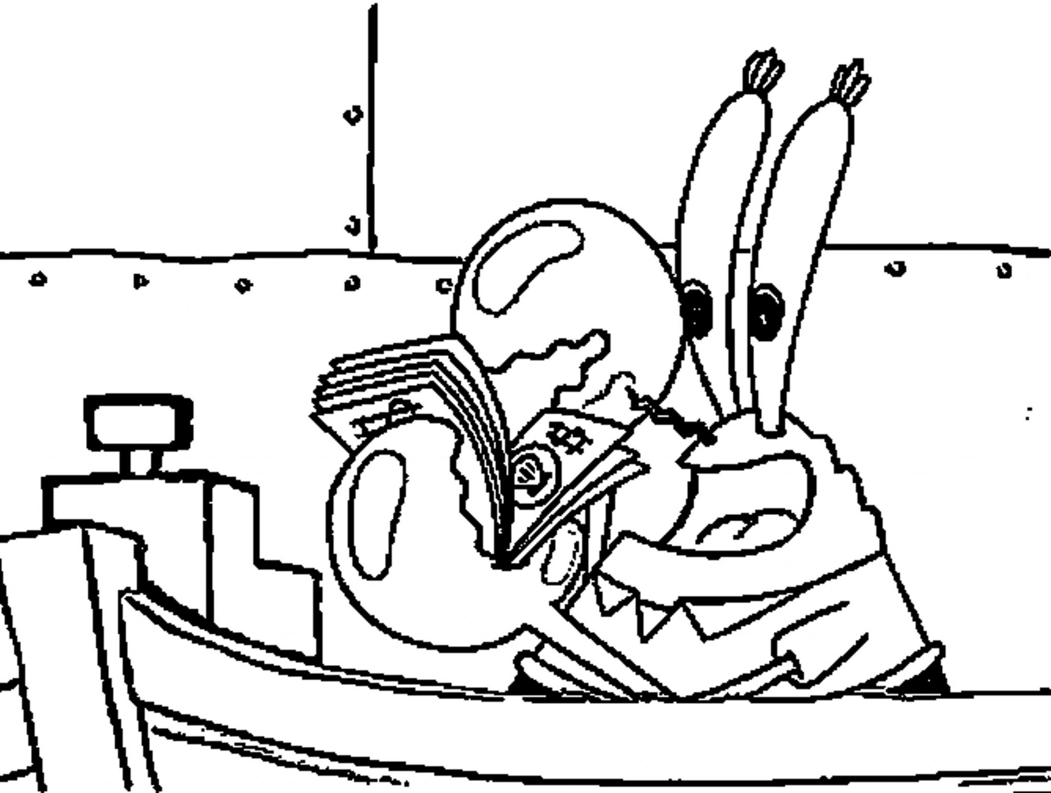 Print Download Choosing SpongeBob Coloring Pages For