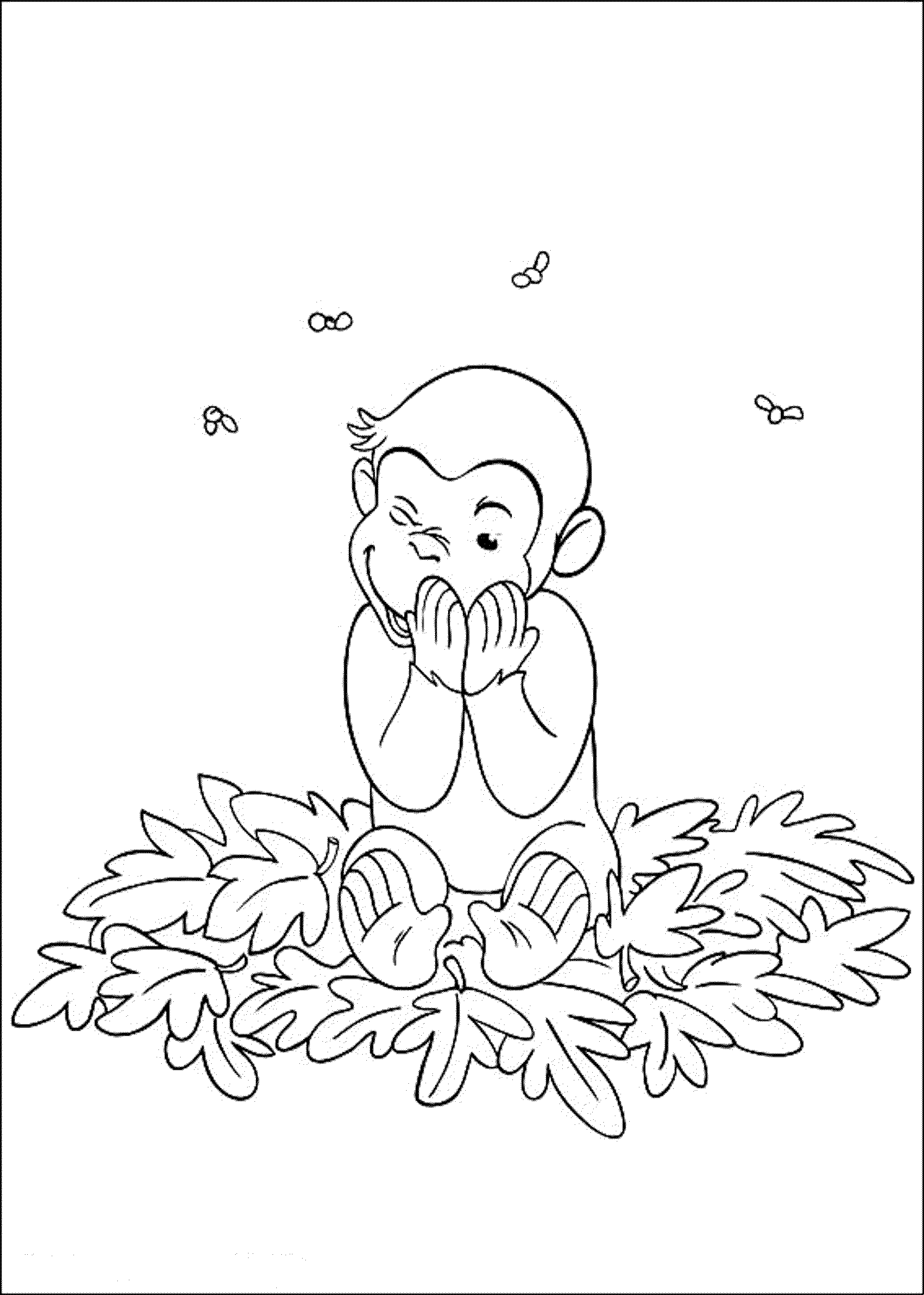 Print & Download - Curious George Coloring Pages to ...