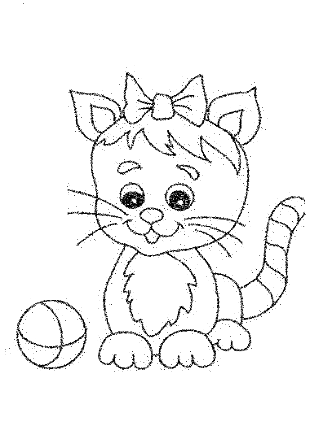 cute cat coloring pages