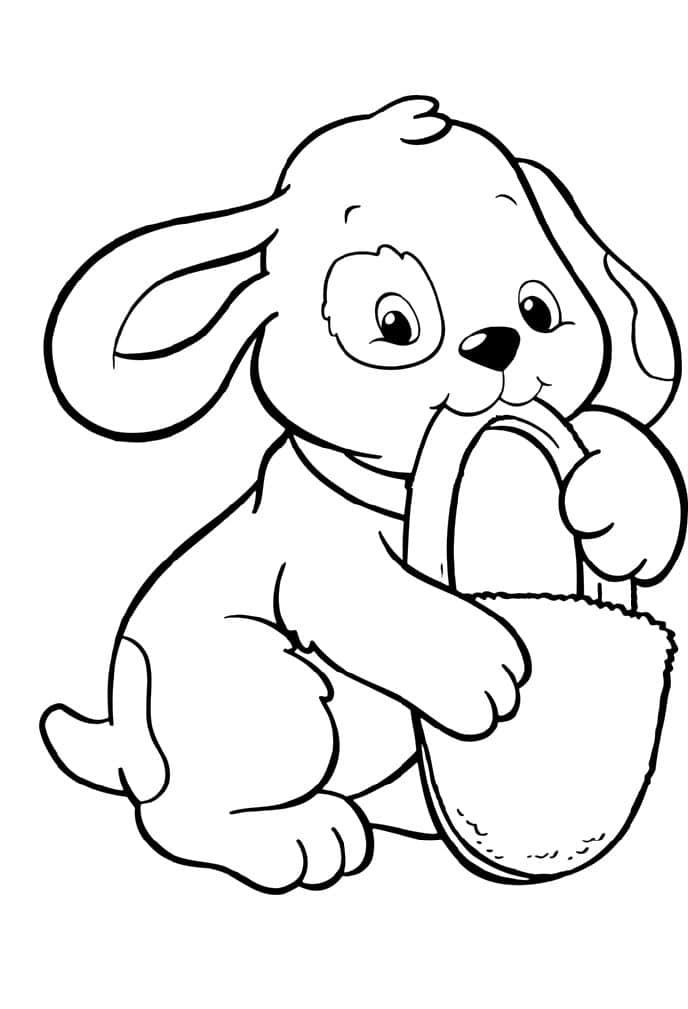 18+ Puppy Coloring Pages Printable