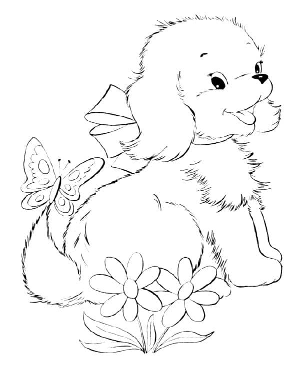 Cute Puppy Coloring Pages Bestappsforkids Com