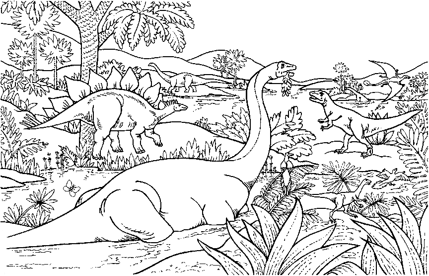 book dinosaur coloring pages kids