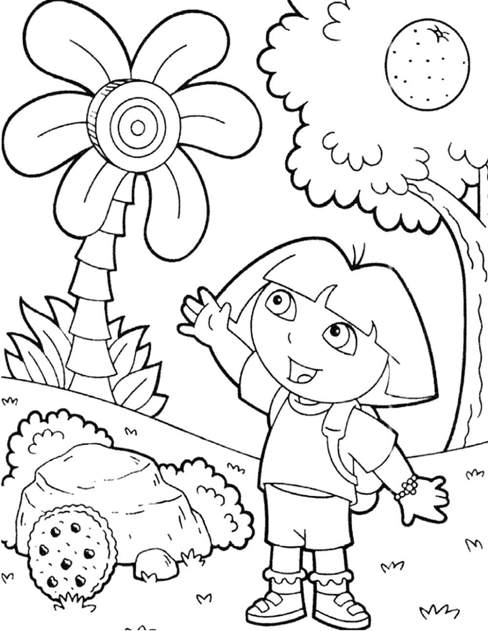 Coloring Pages For Dora The Explorer Dora Coloring Cute Coloring Porn Sex Picture