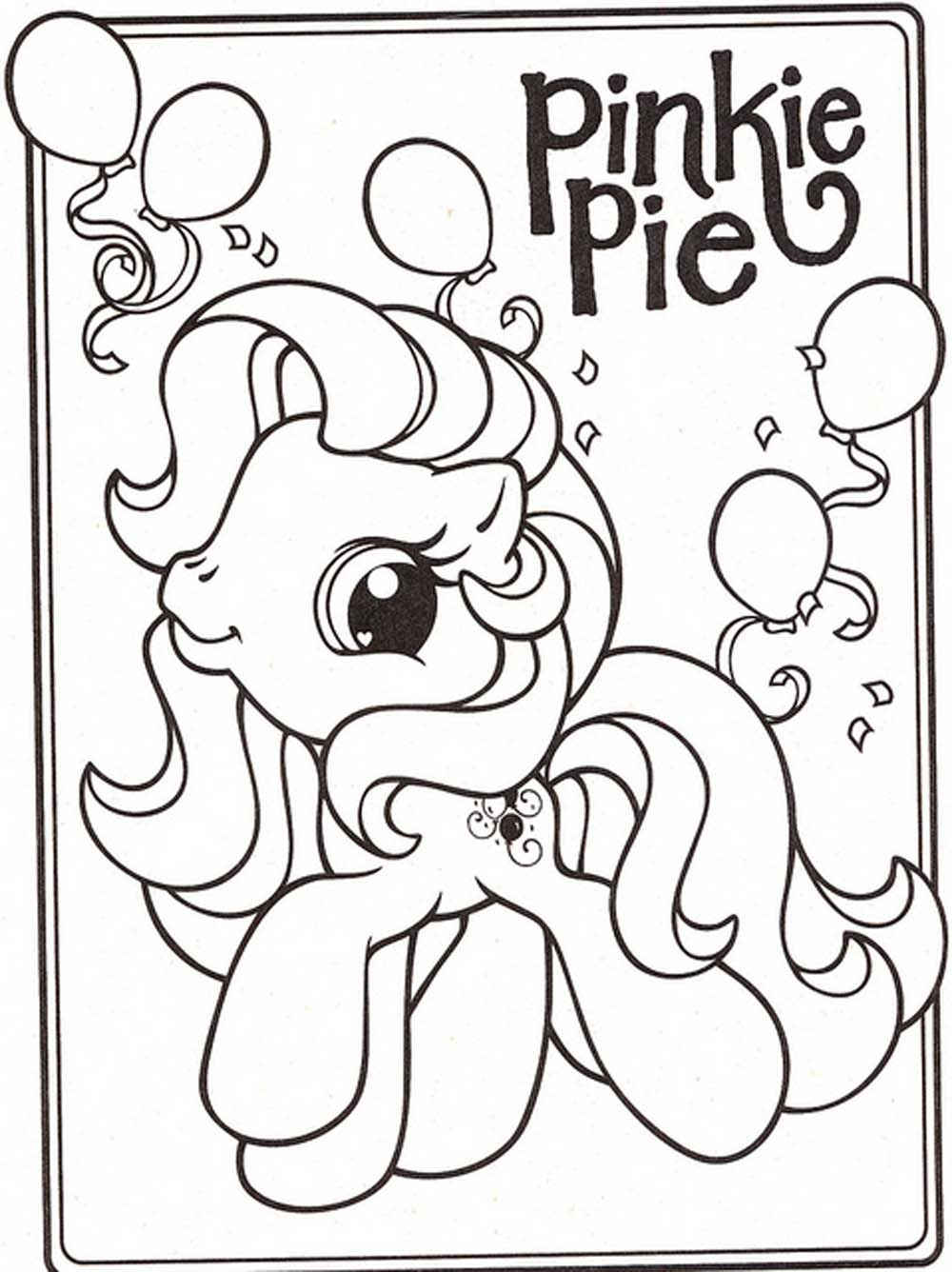 free coloring pages my little pony