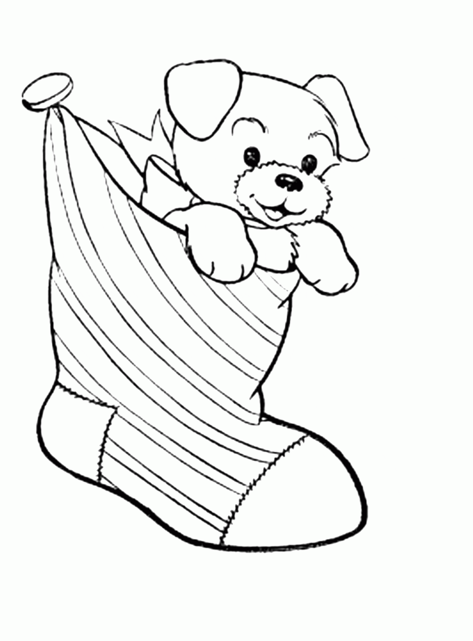 Print & Download   Draw Your Own Puppy Coloring Pages