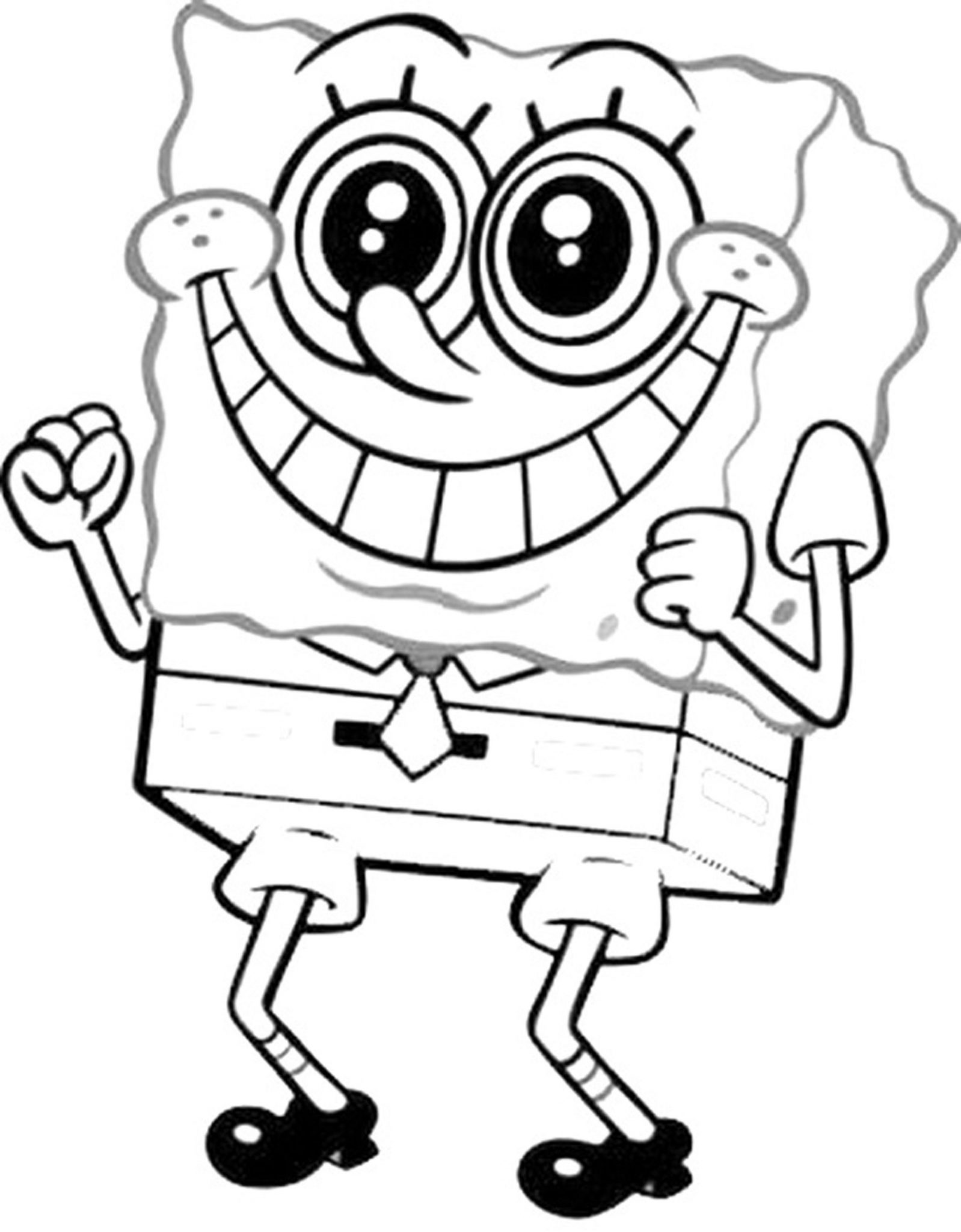 Print And Download Choosing Spongebob Coloring Pages For Your Children