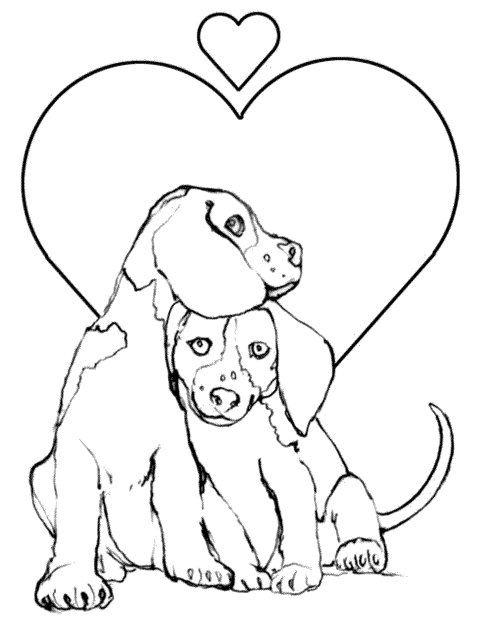 harry the dirty dog coloring page