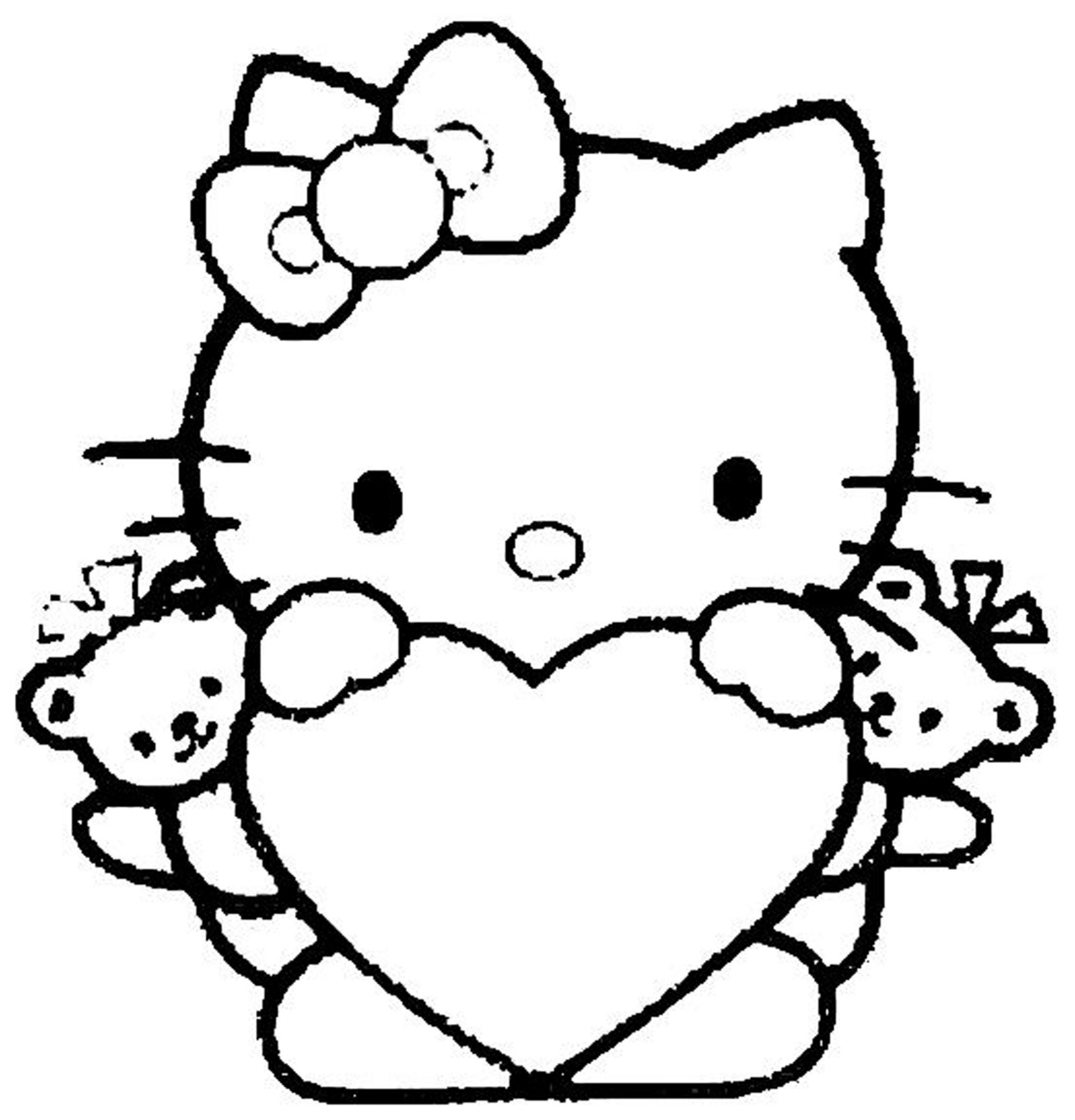 Featured image of post Hello Kitty Colouring Pages For Girls Hello kitty is in the 3rd grade and likes to learn about the world