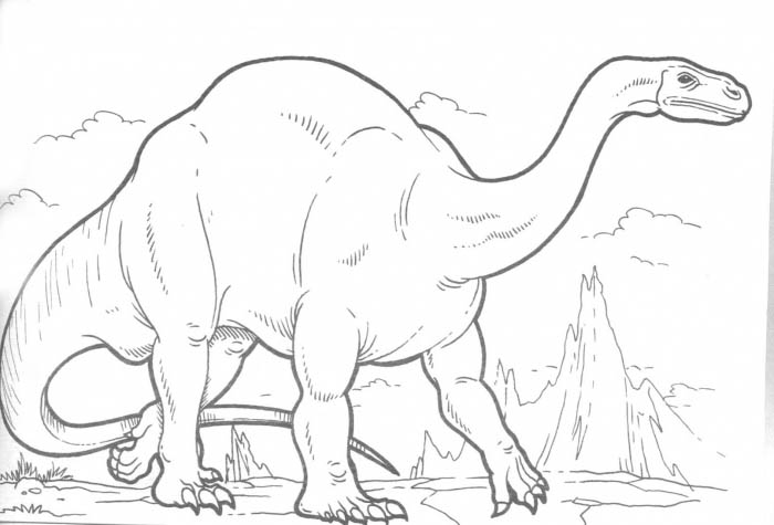 Interactive Long Neck Dinosaur Coloring Pages Bestappsforkids Com