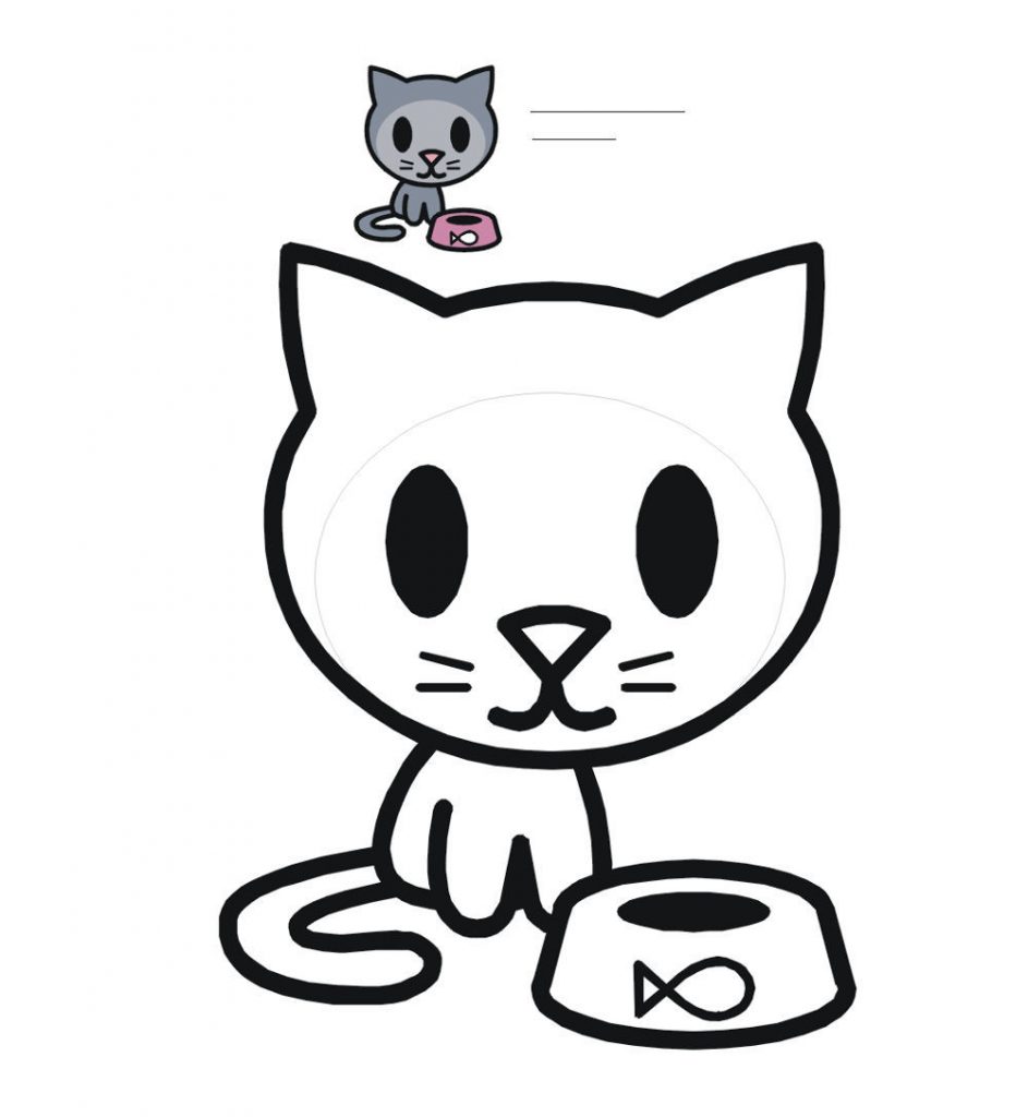 Print & Download - The Benefit of Cat Coloring Pages