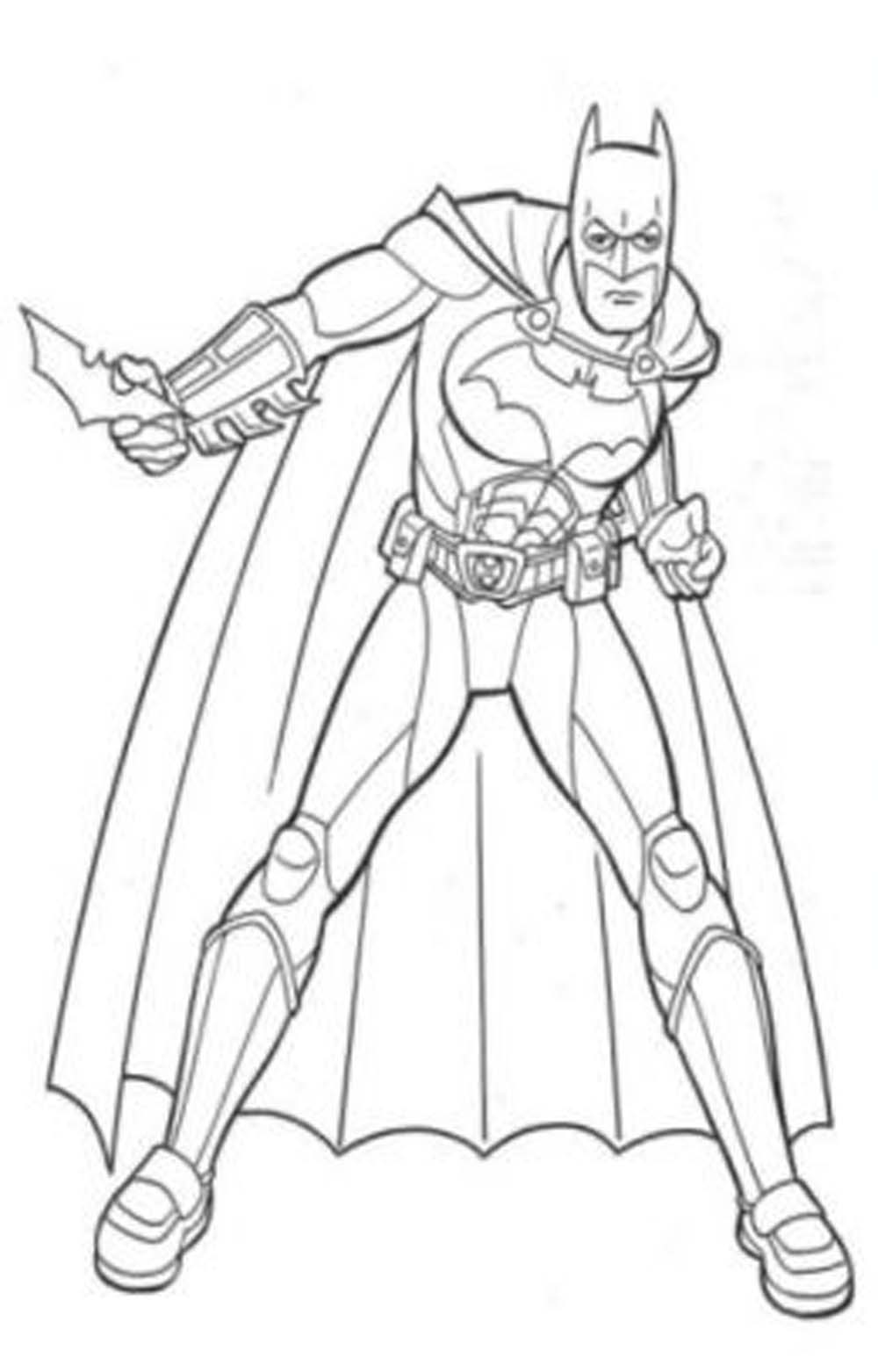 Download Print & Download - Batman Coloring Pages for Your Children