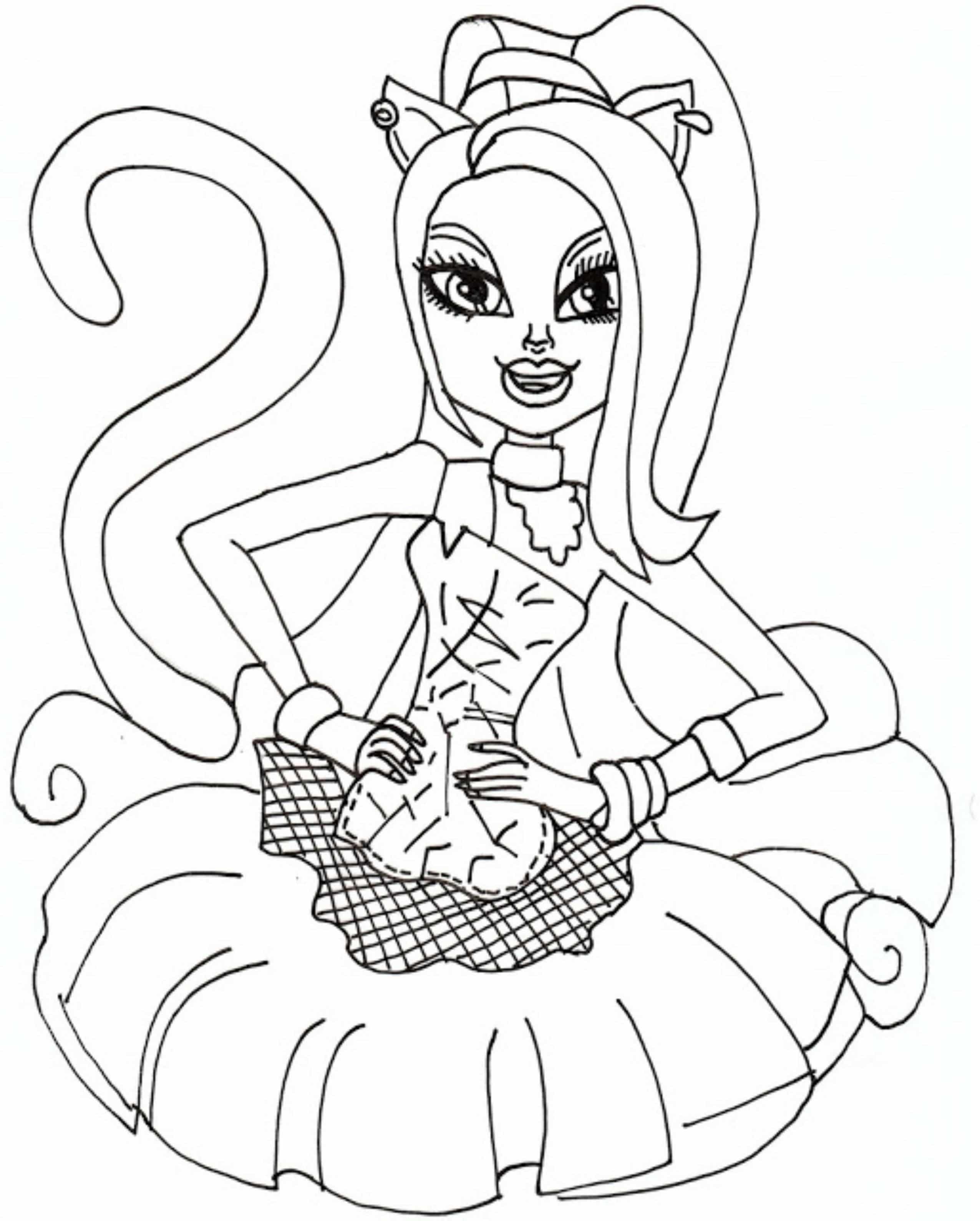 Printable Monster High Coloring Pages