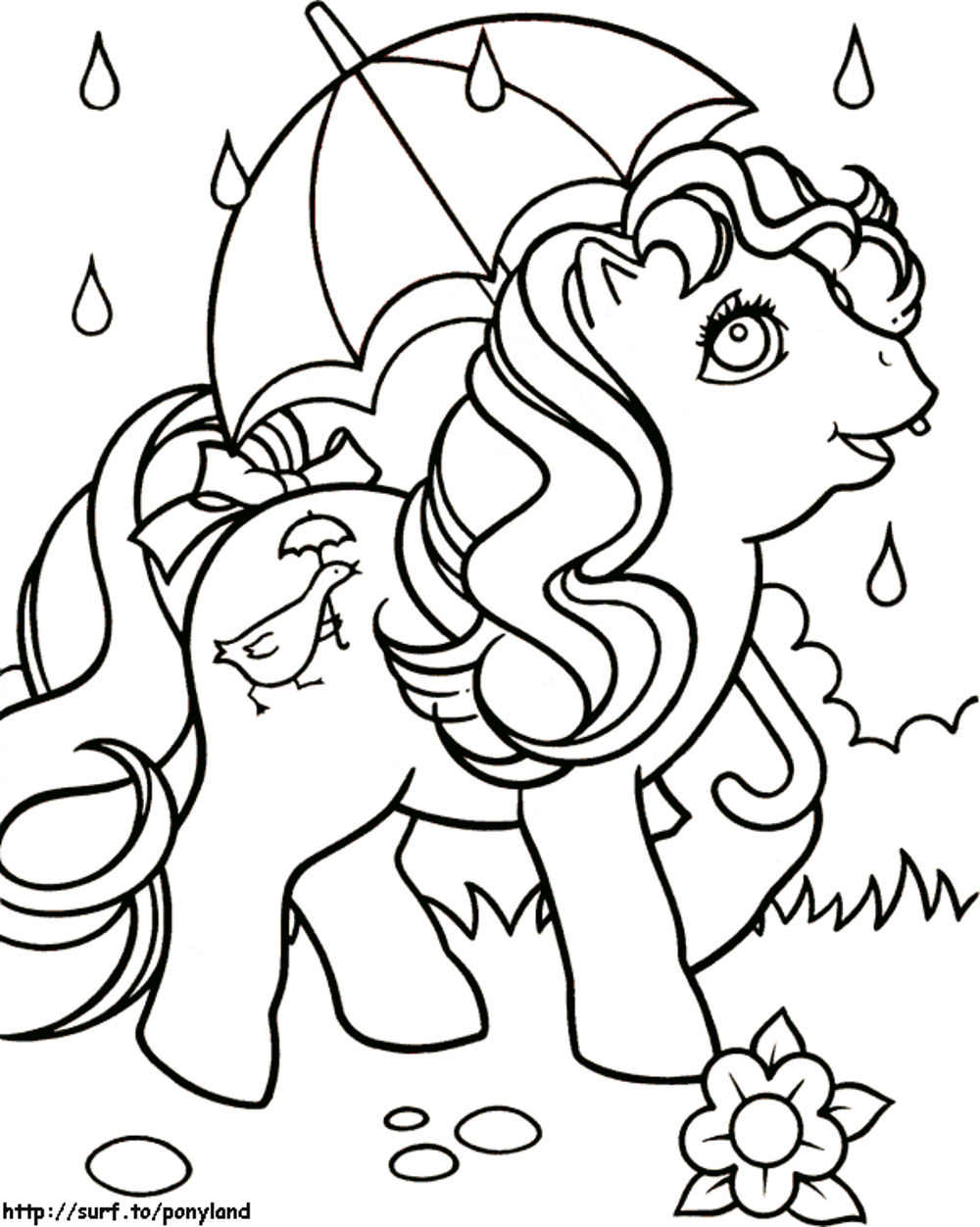 my little pony free coloring pages