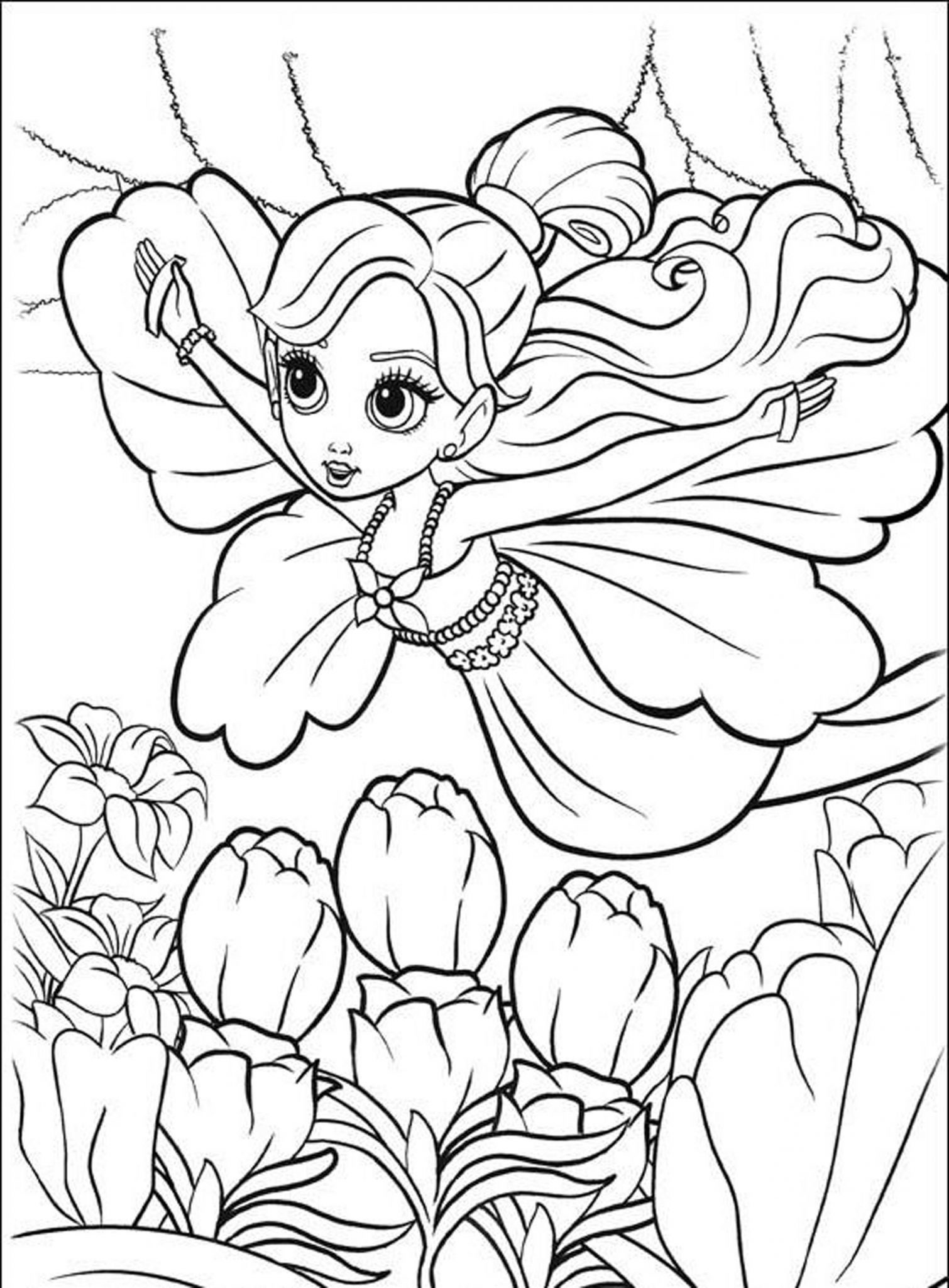 Print And Download Coloring Pages For Girls Recommend A Hobby To A Child